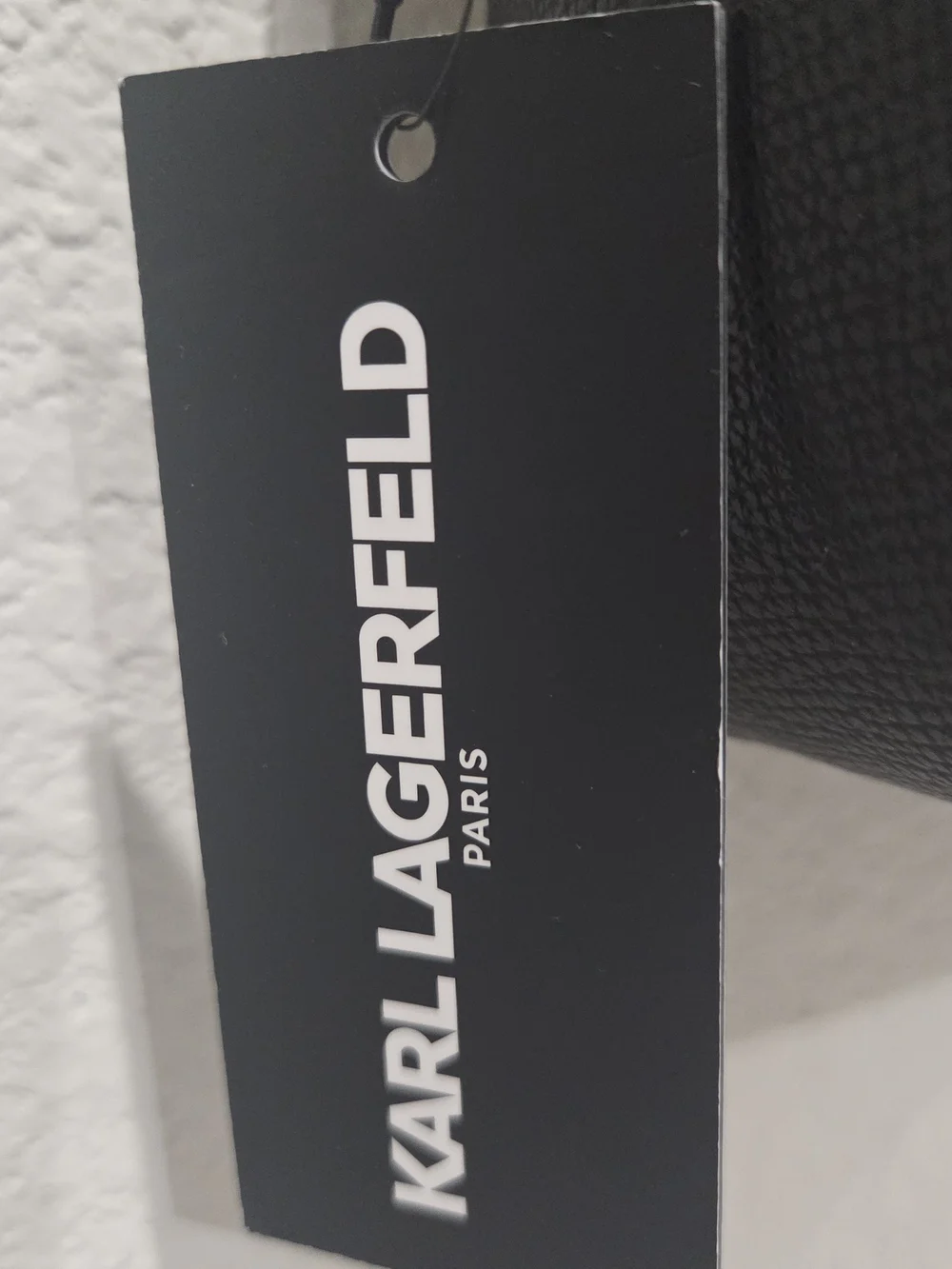Karl Lagerfeld Black and White Crossbody Bag with Character Design NWT L5GE46CJ